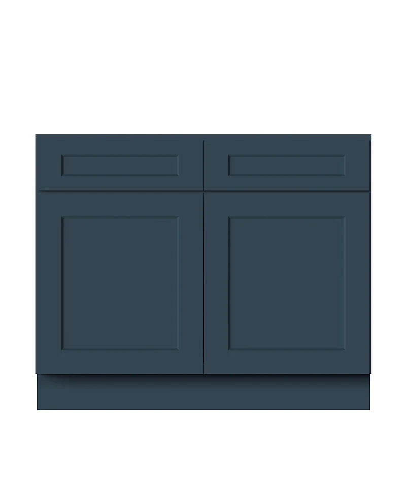 Boyel Living 42 Inch Wide Standard Base Cabinet, Ready to Assemble Kitchen Cabinet with Solid Wood Frame, Soft-Close Slides and Hinges