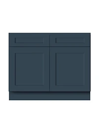 Boyel Living 42 Inch Wide Standard Base Cabinet, Ready to Assemble Kitchen Cabinet with Solid Wood Frame, Soft-Close Slides and Hinges