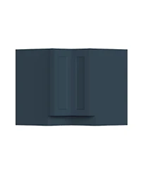 Boyel Living 36 Inch Lazy Susan Base Cabinet, Ready to Assemble Kitchen Cabinet with Solid Wood Frame, Soft-Close Slides and Hinges