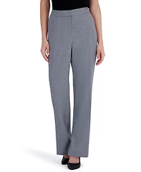 Kasper Women's Stretch Crepe Slim Leg Pant, Regular & Petite