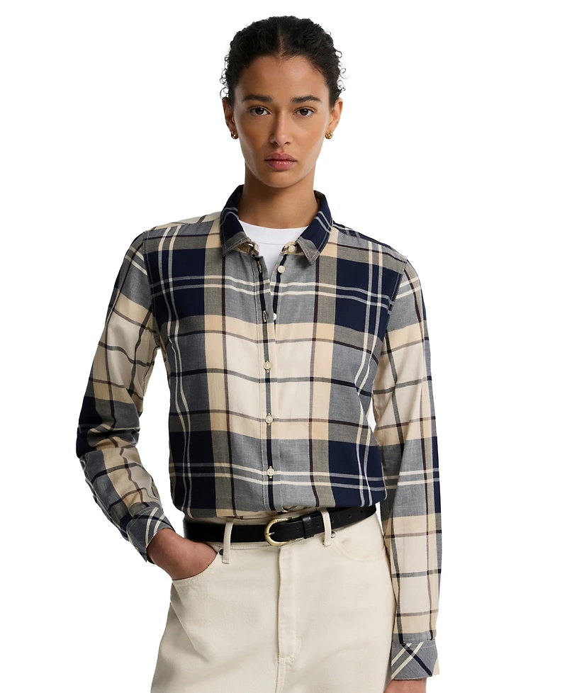 Barbour Women's Bredon Check Cotton Long-Sleeve Shirt