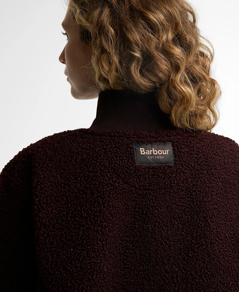 Barbour Women's Fawne Quarter-Zip Fleece Sweatshirt