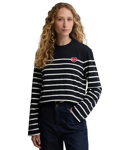 Barbour Women's Harling Striped Graphic Top