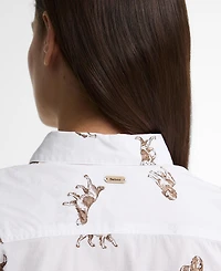 Barbour Women's Brambles Collared Neck Long-Sleeve Shirt