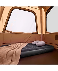Sevorley 4-Person Inflatable Cabin Camping Tent with Rechargeable Pump