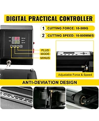 Sevorley 5-in-1 Heat Press with 53-inch Vinyl Cutter Plotter Kit