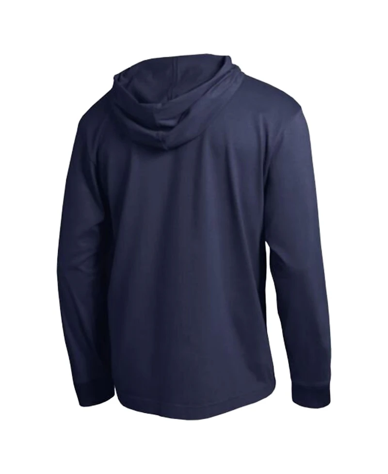 Champion Men's Navy Notre Dame Fighting Irish Gradient All-Star Long Sleeve Hooded T-Shirt