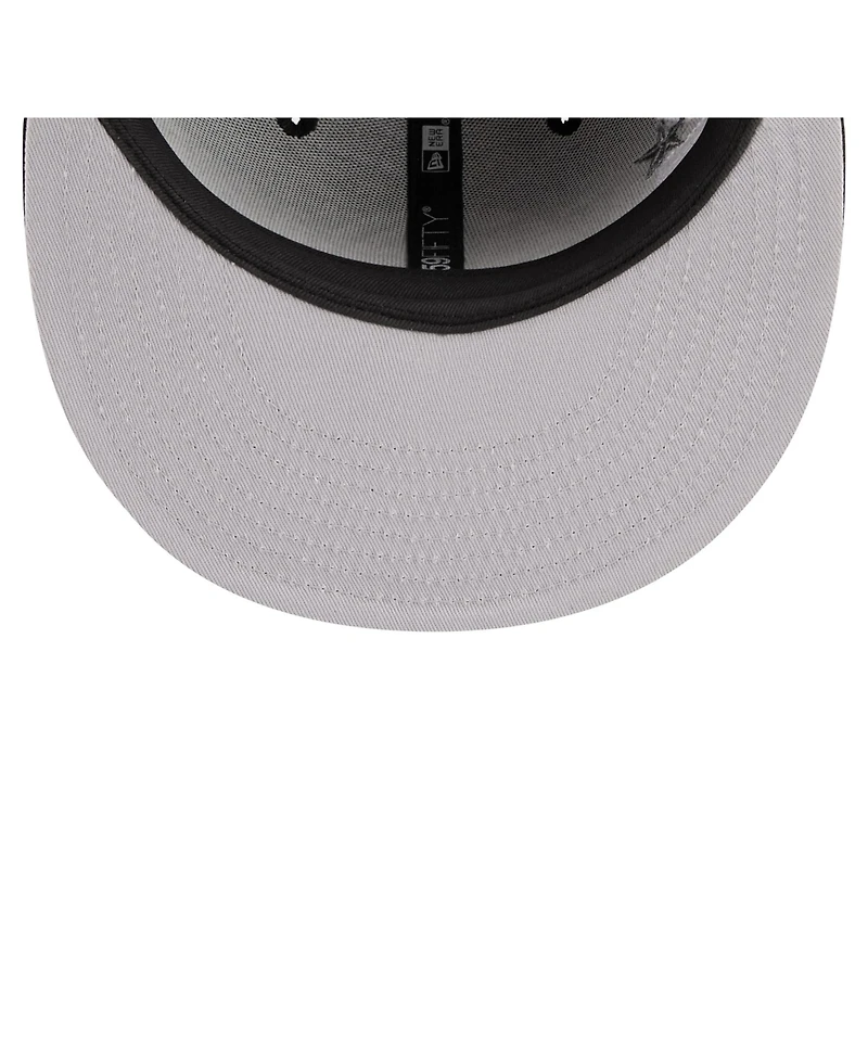 New Era Men's Black Brooklyn Nets Team Collage 59FIFTY Fitted Hat