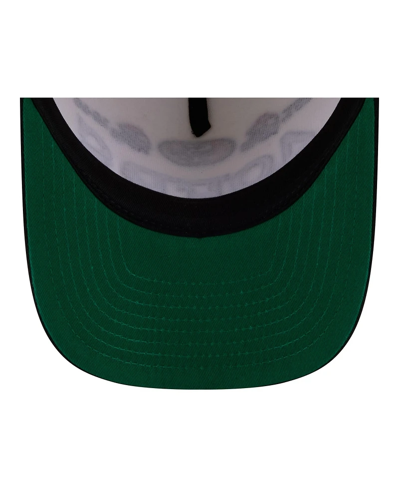 New Era Men's Cream/Black San Francisco 49ers A-Frame 9FIFTY Snapback Hat