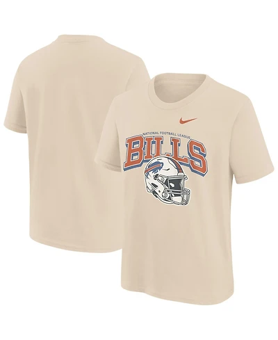 Nike Big Boys and Girls Natural Buffalo Bills Easy Lane T-Shirt