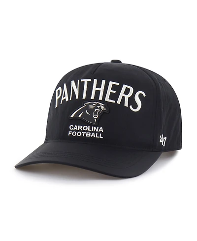 47 Brand Men's Black Carolina Panthers Modernia Hitch Adjustable Hat