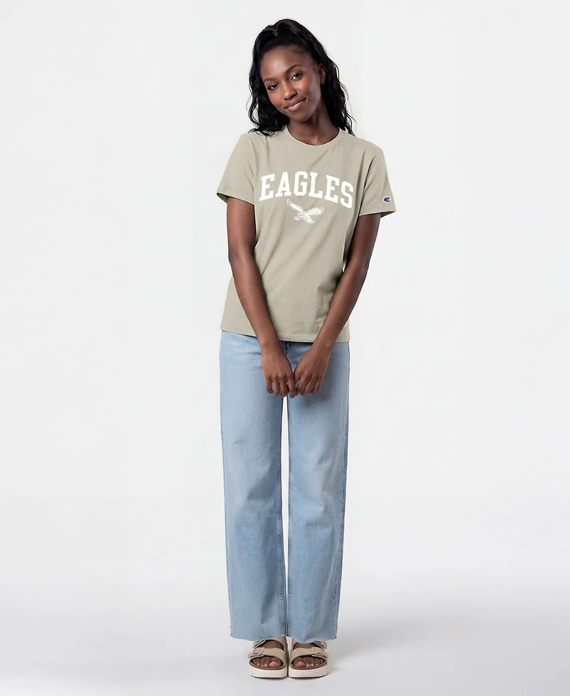 Champion Women's Light Brown Philadelphia Eagles Cocoa Butter T-Shirt