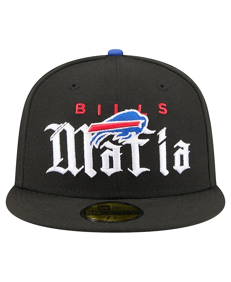 New Era Men's Black Buffalo Bills Mafia 59FIFTY Fitted Hat
