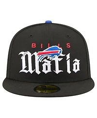 New Era Men's Black Buffalo Bills Mafia 59FIFTY Fitted Hat