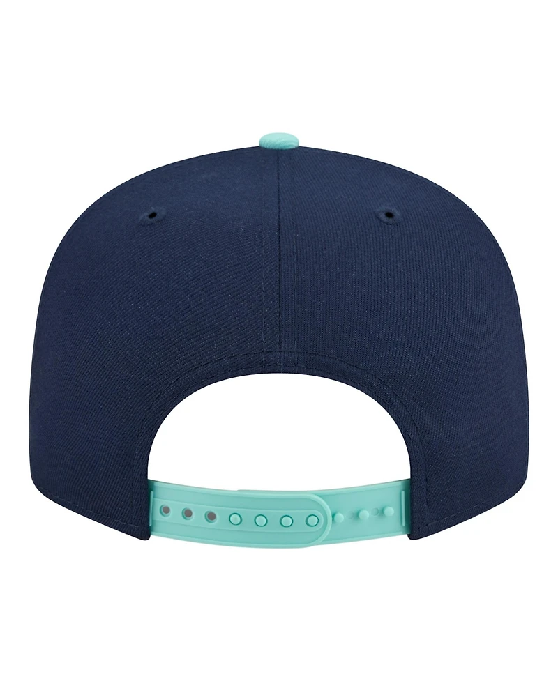 New Era Men's Navy/Turquoise San Francisco Giants 2-Tone Color Pack 9FIFTY Snapback Hat