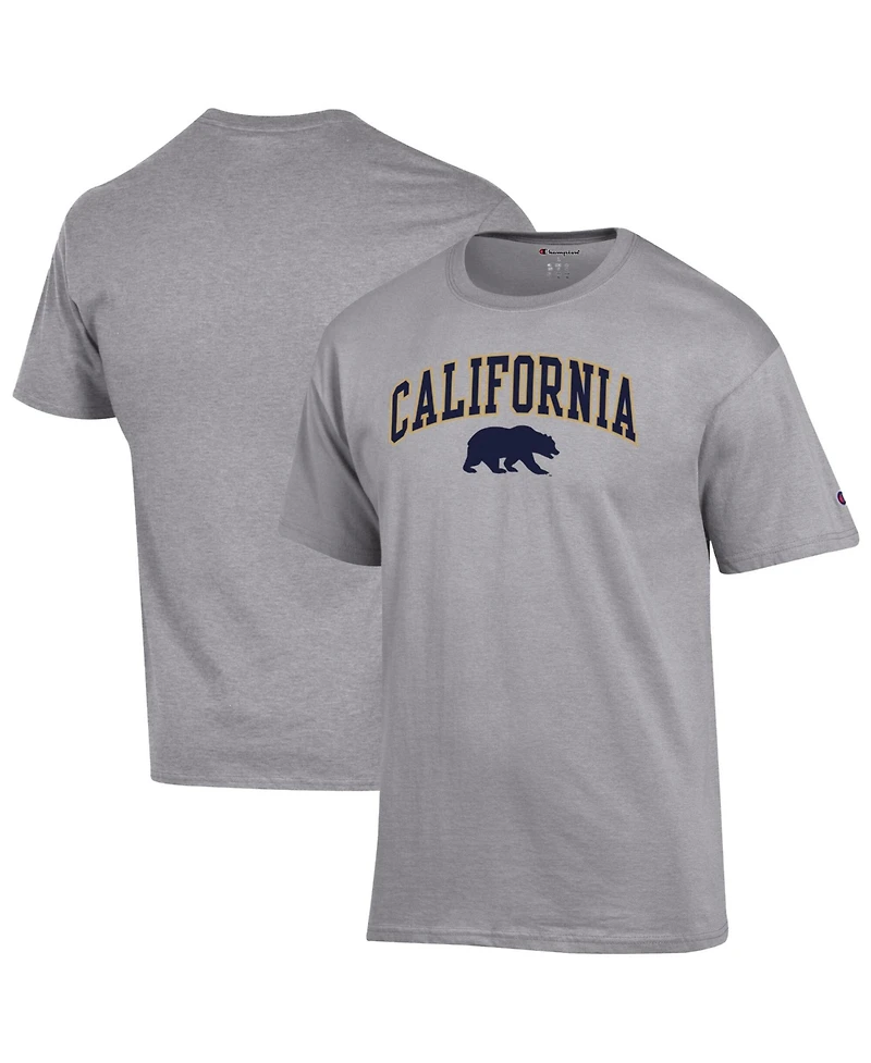 Champion Men's Heather Gray Cal Bears Arched Logo T-Shirt