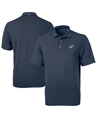 Cutter Buck Men's Navy Los Angeles Dodgers Virtue Eco Pique Recycled Polo Shirt