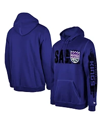 New Era Men's Sacramento Kings Purple Tip-Off Collection Pullover Hoodie