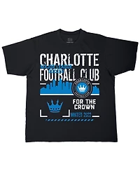 Stadium Essentials Men's and Women's Black Charlotte Fc Hideout Urban T-Shirt