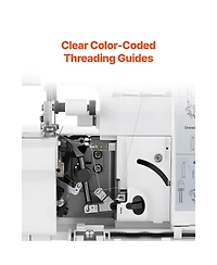 Sevorley Serger Overlock Sewing Machine, 2-3-4 Thread with Free Arm and Led Light