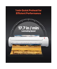 Sevorley A3 Hot and Cold Laminator Machine with Accessory Kit