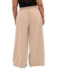 City Chic Women's Plus Abbigail Wide Leg Pant