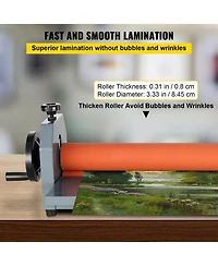 Sevorley Manual Cold Roll Laminator with Hand Crank