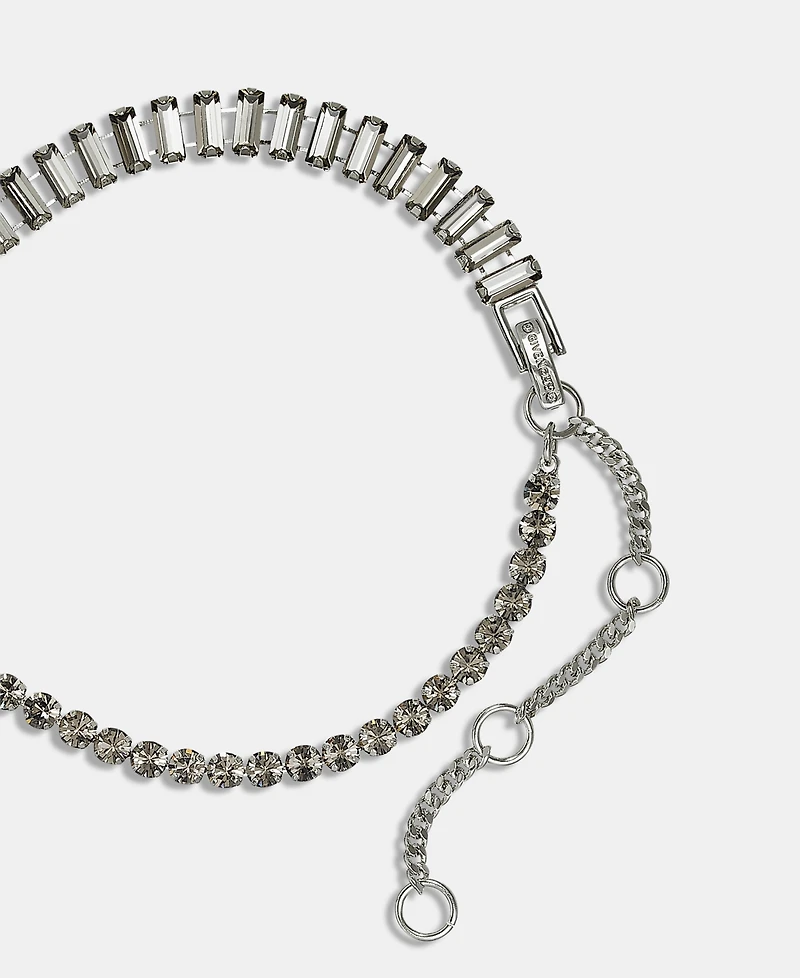 Givenchy Crystal Bow Statement Necklace, 20" + 3" extender