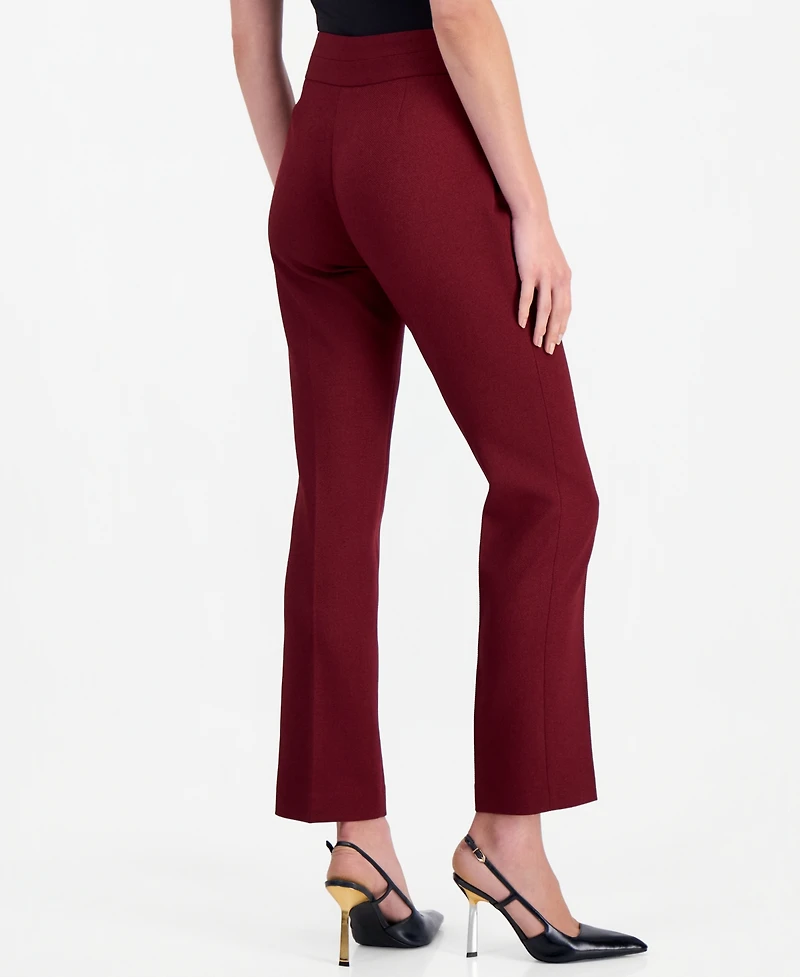Tahari Asl Women's Flared-Leg Mid-Rise Pants