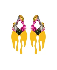 Swanky Designs Malia Drip Statement Earrings