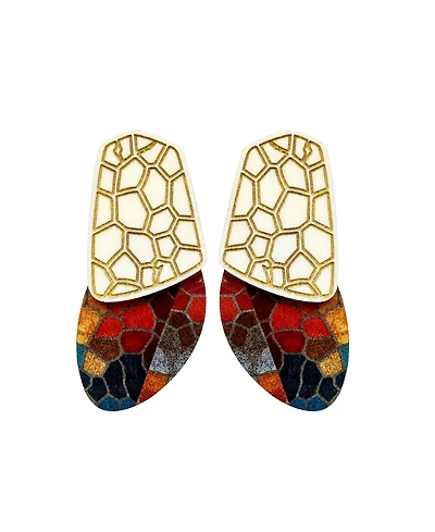 Swanky Designs Presley Contemporary Statement Earrings