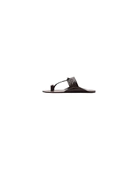 Mango Women's Stitching Detail Leather Sandals
