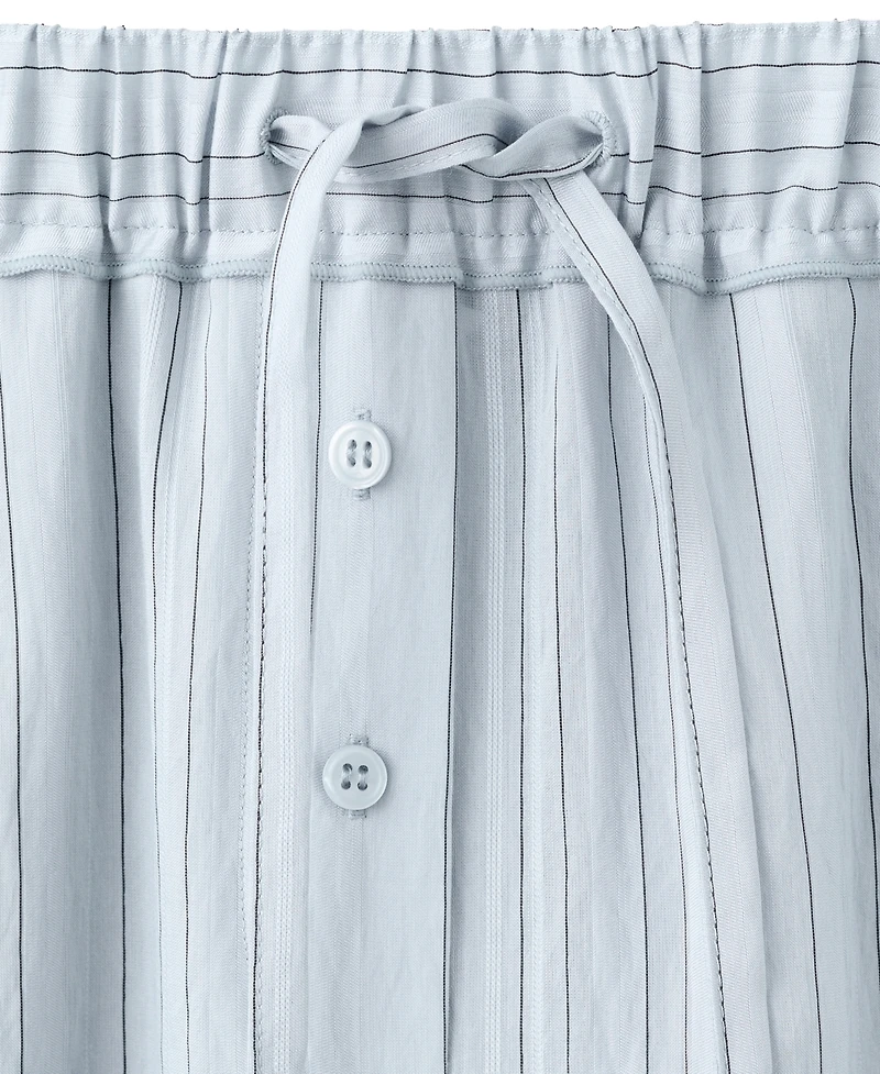 Mango Women's Wide-Leg Striped Pants