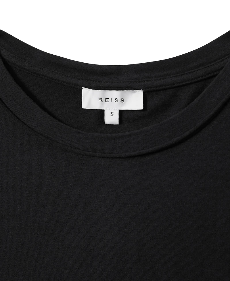 Reiss Women's Cotton-Jersey Crew Neck T-Shirt