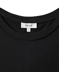 Reiss Women's Cotton-Jersey Crew Neck T-Shirt