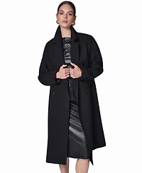 Donna Karan New York Women's Double Breasted Rain Coat