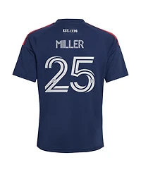 Adidas Big Boys and Girls Peyton Miller Blue New England Revolution 2026 Independence Day Replica Jersey