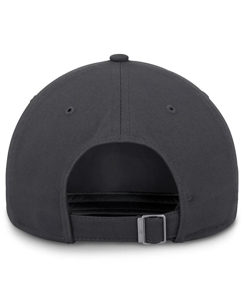 Jordan Men's Anthracite North Carolina Tar Heels Club Dri-fit Adjustable Hat