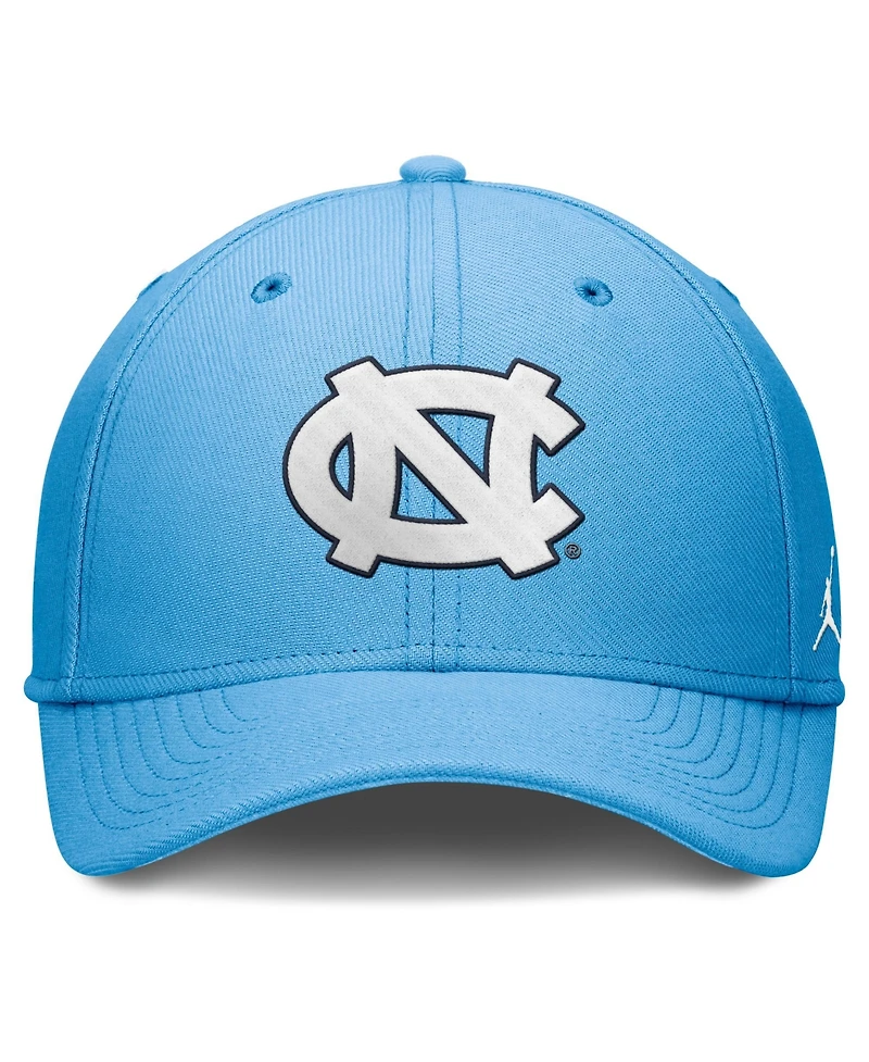 Jordan Men's Carolina Blue North Tar Heels Rise Swoosh Dri-fit Flex Hat