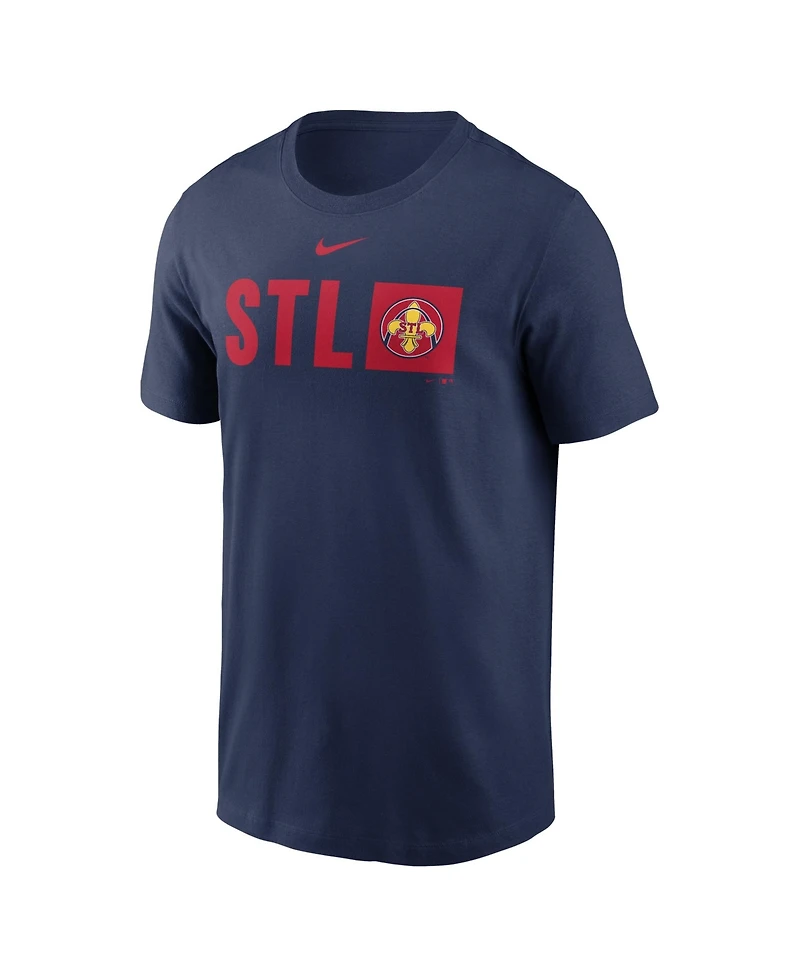 Nike Men's Navy St. Louis Cardinals City Connect Tricode T-Shirt