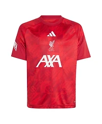 Adidas Big Boys and Girls Red Liverpool 2026 Home Pre-Match Jersey
