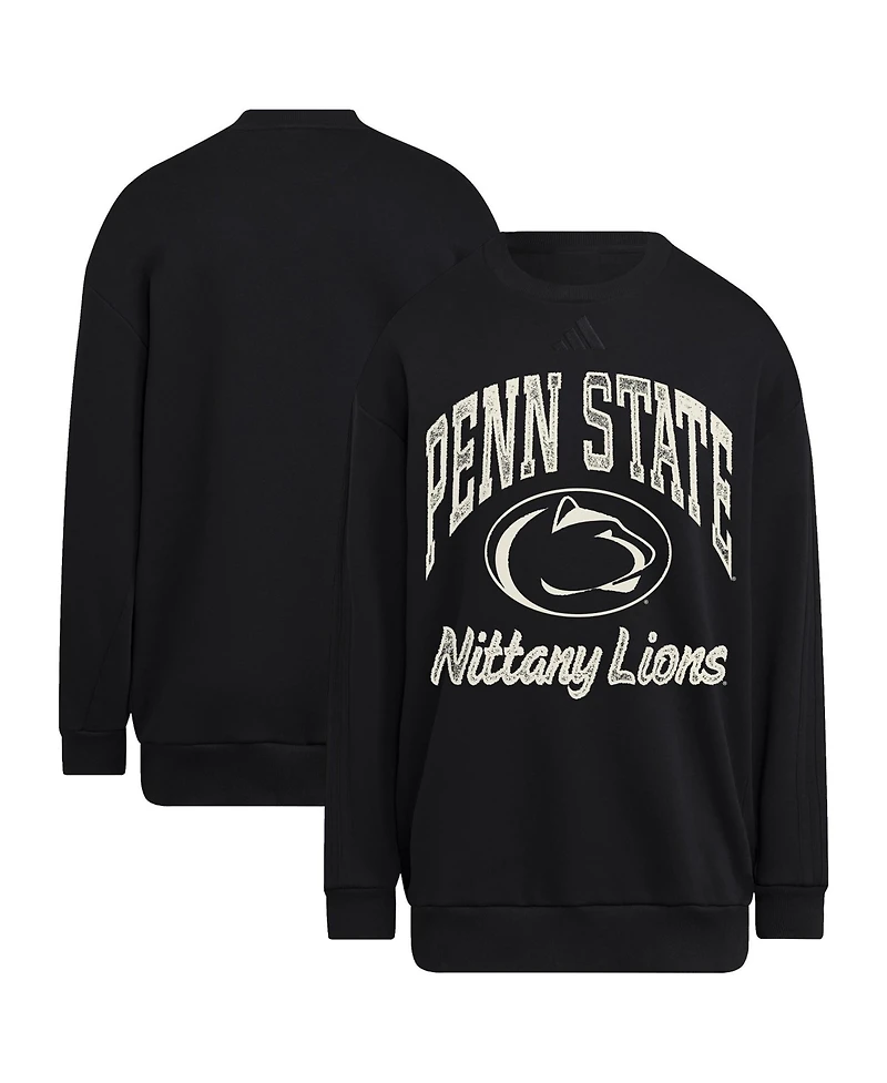 Adidas Women's Black Penn State Nittany Lions Soft Lux Sweatshirt
