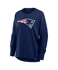 Fanatics Women's Navy New England Patriots Essential Long Sleeve T-Shirt