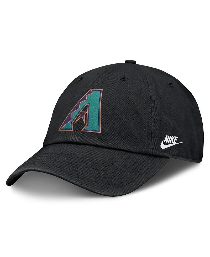 Nike Men's Black Arizona Diamondbacks Cooperstown Club Adjustable Hat