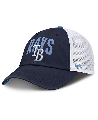 Nike Men's Navy Tampa Bay Rays Primetime Club Adjustable Trucker Hat