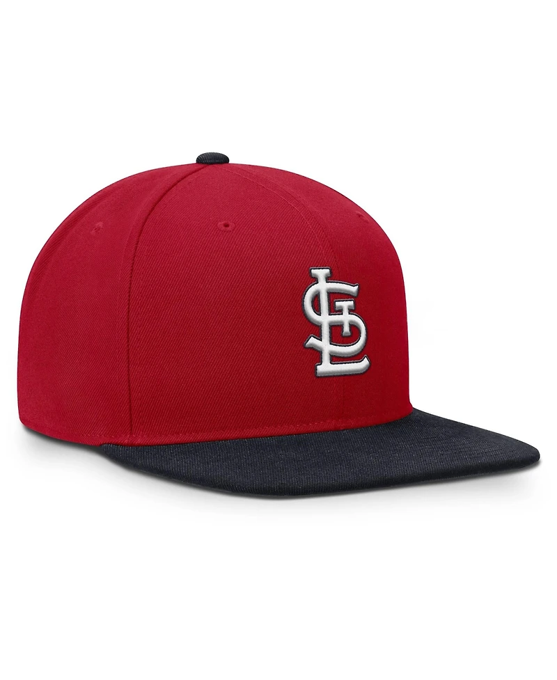 Nike Men's Red/Navy St. Louis Cardinals Primetime Pro Dri-fit Snapback Hat