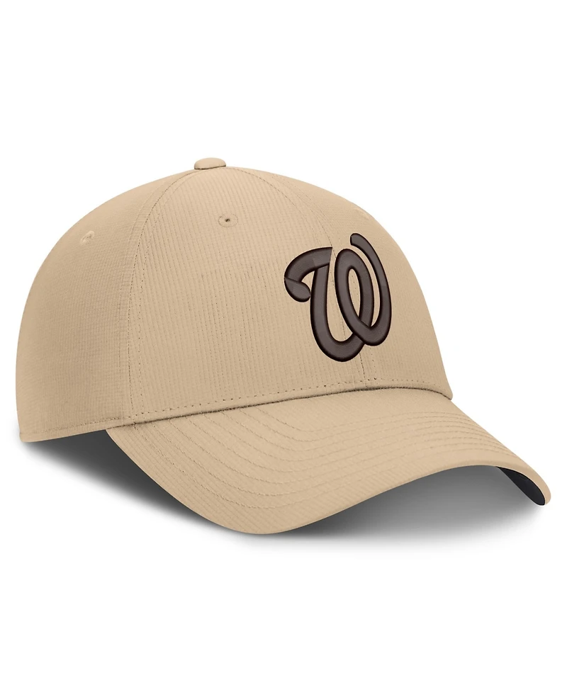 Nike Men's Khaki Washington Nationals Desert Ripstop Club Adjustable Hat