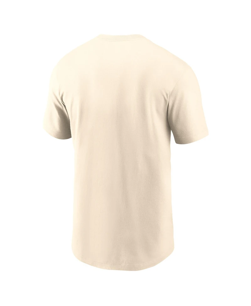 Nike Men's Natural Penn State Nittany Lions Legacy Arch Helmet T-Shirt