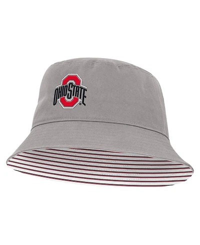 Nike Men's and Women's Gray Ohio State Buckeyes Primetime Apex Bucket Hat