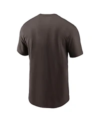 Nike Men's Brown Cleveland Browns Sideline Dri-fit T-Shirt